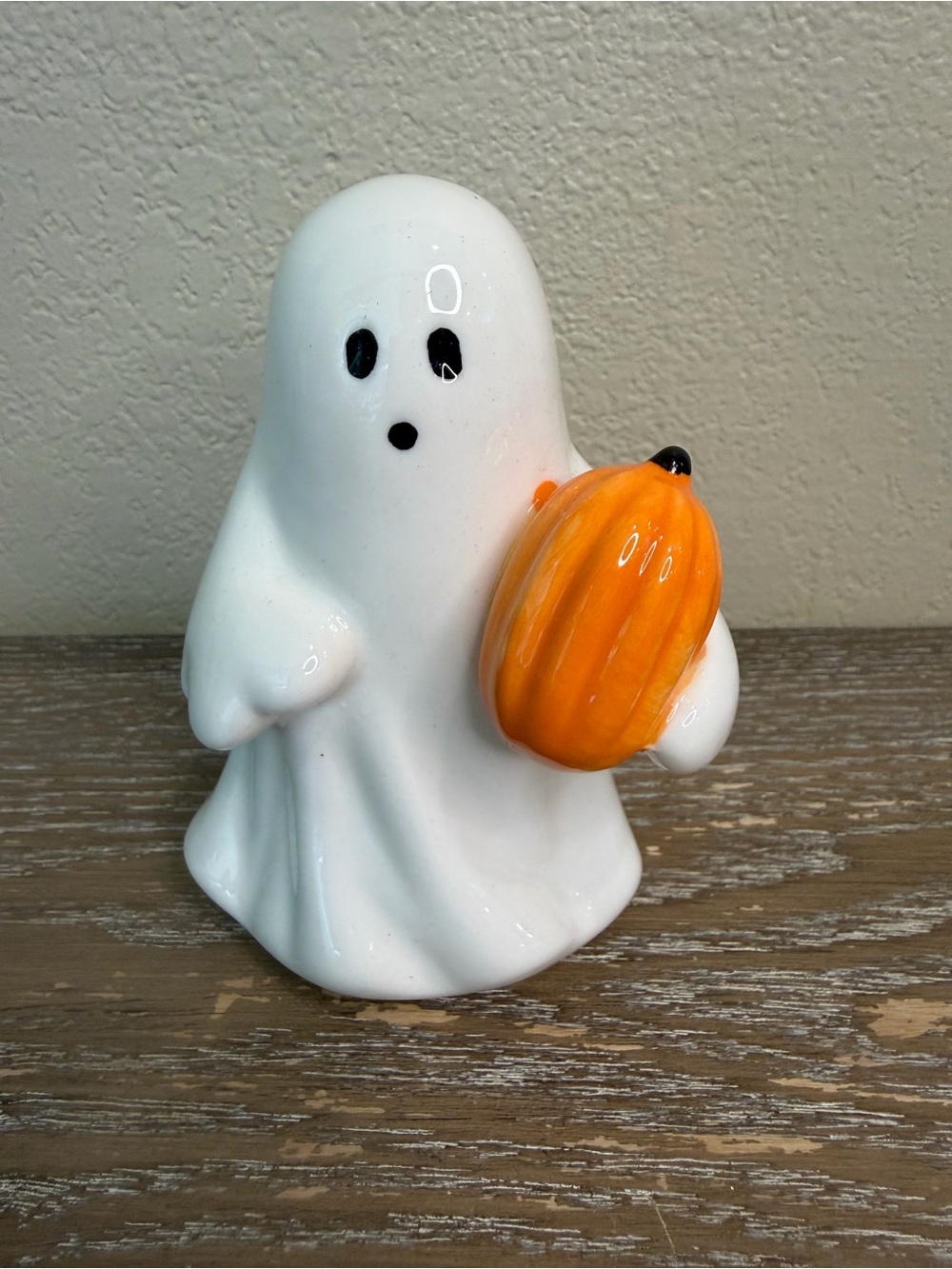 New Ghost holding a Pumpkin Ceramic Decorative Sculpture - Hyde and EEK! 2026
